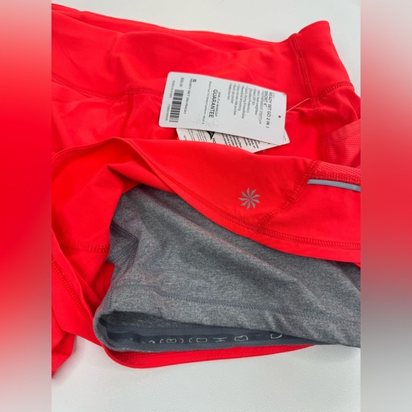 NWT Athleta Women's Ready Set Go 2 in 1 4” Athletic Shirts Womens Small - Picture 9 of 9